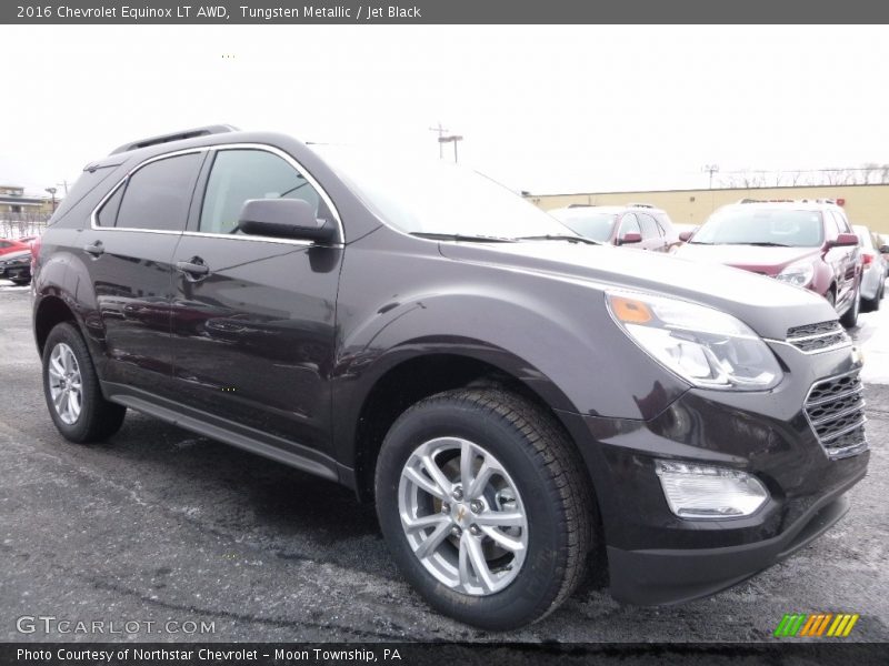Tungsten Metallic / Jet Black 2016 Chevrolet Equinox LT AWD