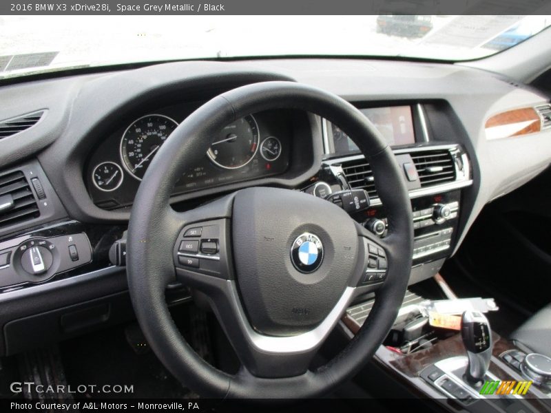 Space Grey Metallic / Black 2016 BMW X3 xDrive28i