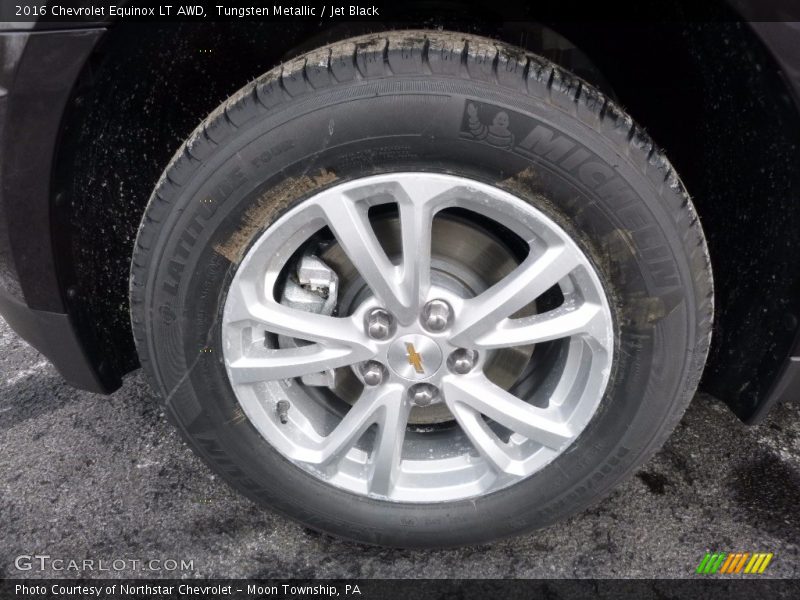 Tungsten Metallic / Jet Black 2016 Chevrolet Equinox LT AWD