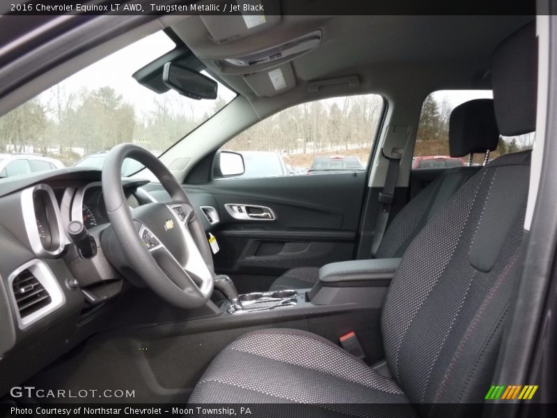 Tungsten Metallic / Jet Black 2016 Chevrolet Equinox LT AWD