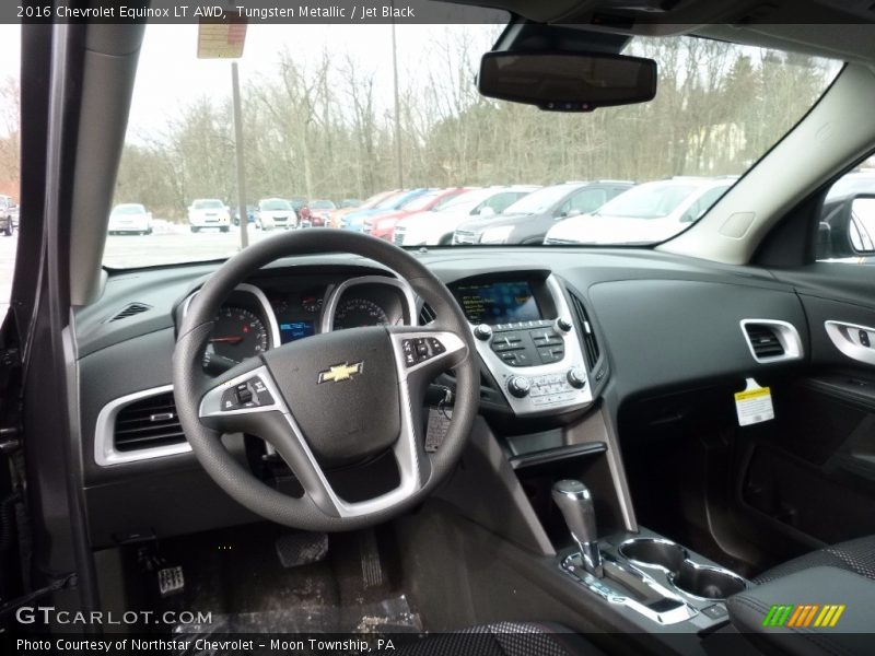 Tungsten Metallic / Jet Black 2016 Chevrolet Equinox LT AWD