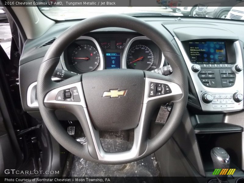 Tungsten Metallic / Jet Black 2016 Chevrolet Equinox LT AWD