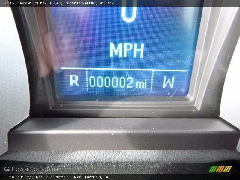 Tungsten Metallic / Jet Black 2016 Chevrolet Equinox LT AWD