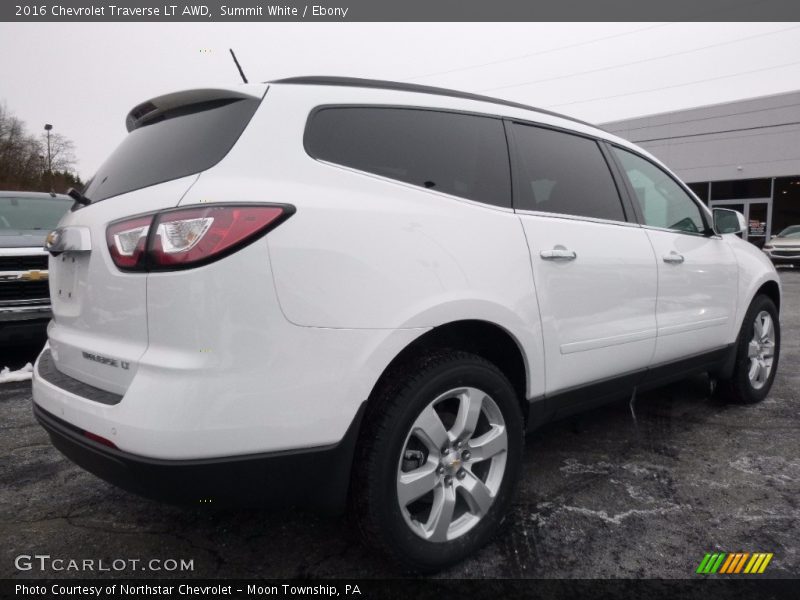Summit White / Ebony 2016 Chevrolet Traverse LT AWD
