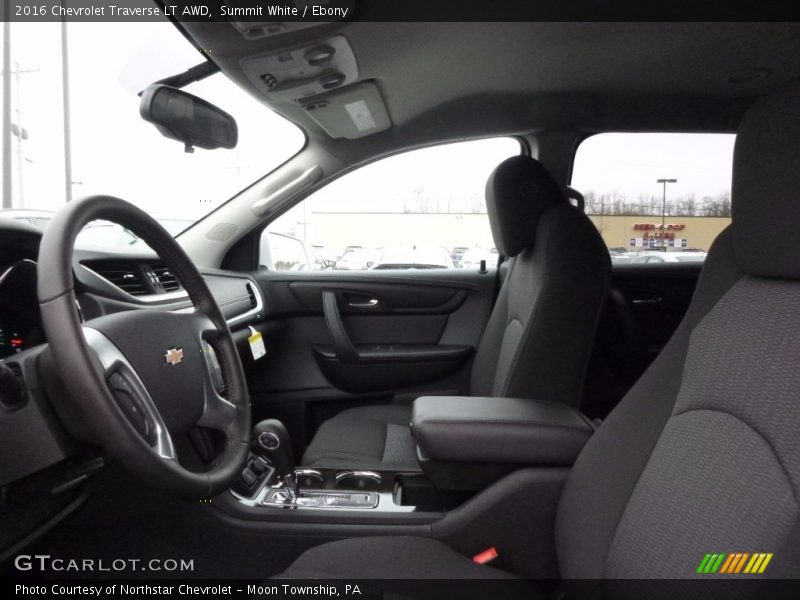 Summit White / Ebony 2016 Chevrolet Traverse LT AWD