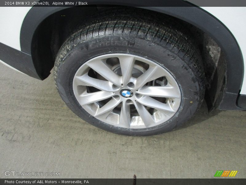 Alpine White / Black 2014 BMW X3 xDrive28i