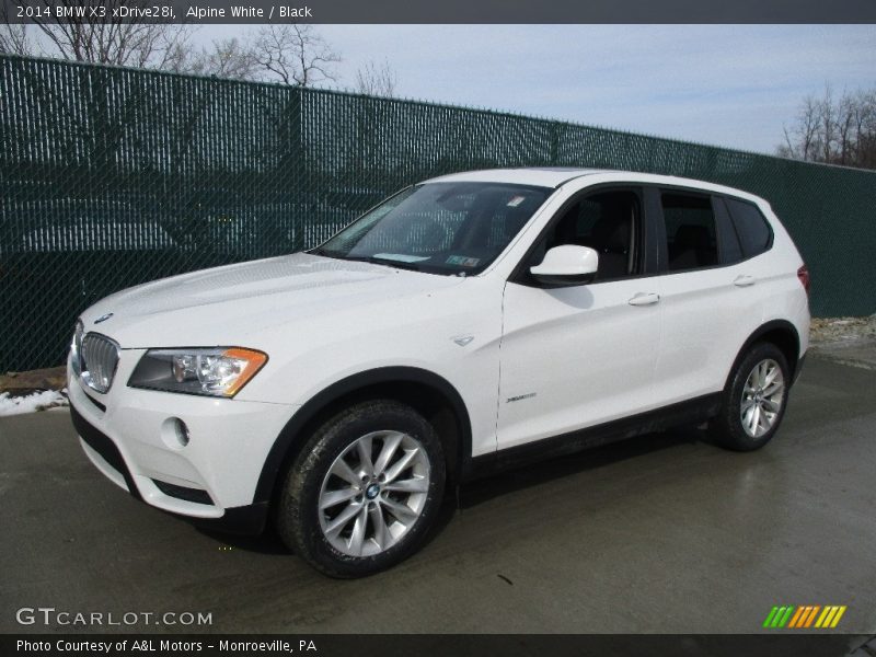 Alpine White / Black 2014 BMW X3 xDrive28i