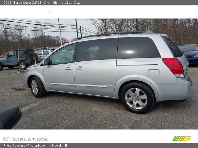 Silver Mist Metallic / Gray 2005 Nissan Quest 3.5 SE