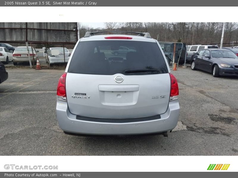 Silver Mist Metallic / Gray 2005 Nissan Quest 3.5 SE