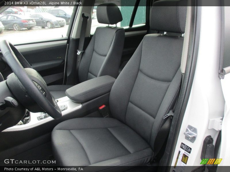 Alpine White / Black 2014 BMW X3 xDrive28i