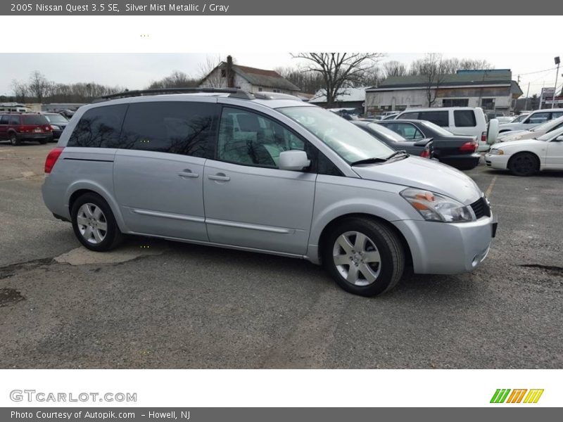 Silver Mist Metallic / Gray 2005 Nissan Quest 3.5 SE