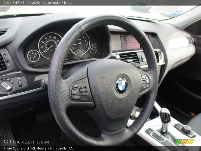 Alpine White / Black 2014 BMW X3 xDrive28i