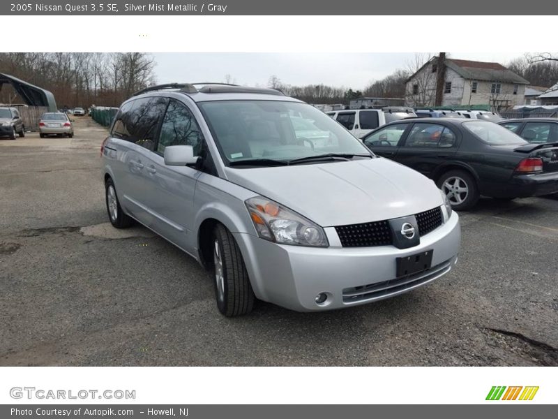 Silver Mist Metallic / Gray 2005 Nissan Quest 3.5 SE