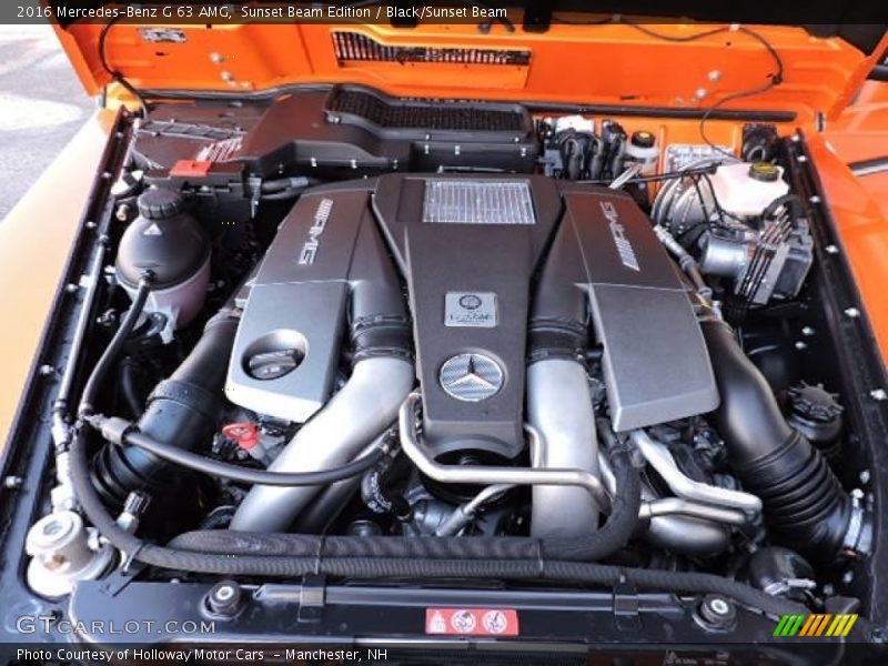  2016 G 63 AMG Engine - 5.5 AMG Liter DI biturbo DOHC 32-Valve VVT V8