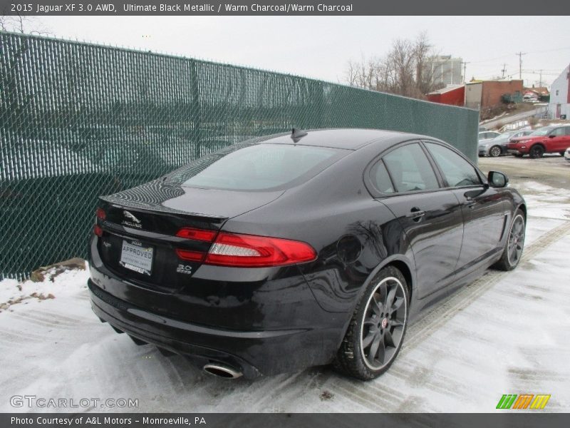 Ultimate Black Metallic / Warm Charcoal/Warm Charcoal 2015 Jaguar XF 3.0 AWD