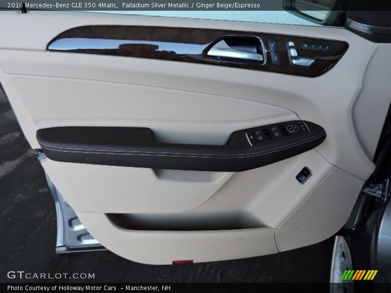 Palladium Silver Metallic / Ginger Beige/Espresso 2016 Mercedes-Benz GLE 350 4Matic