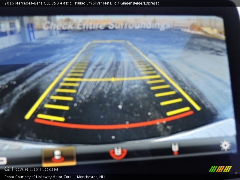 Palladium Silver Metallic / Ginger Beige/Espresso 2016 Mercedes-Benz GLE 350 4Matic