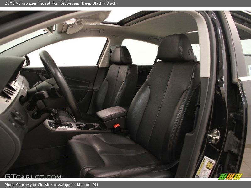 Deep Black / Black 2008 Volkswagen Passat Komfort Sedan