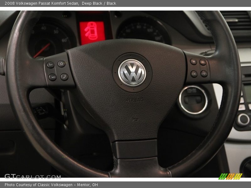 Deep Black / Black 2008 Volkswagen Passat Komfort Sedan