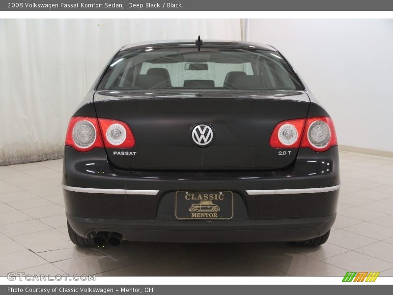 Deep Black / Black 2008 Volkswagen Passat Komfort Sedan