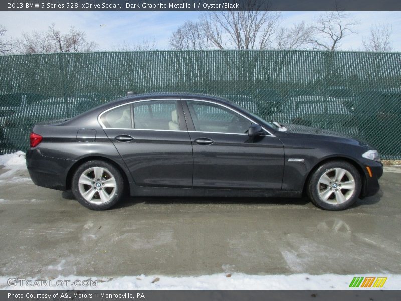 Dark Graphite Metallic II / Oyster/Black 2013 BMW 5 Series 528i xDrive Sedan