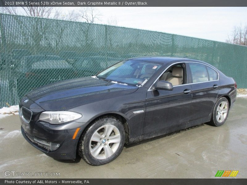 Dark Graphite Metallic II / Oyster/Black 2013 BMW 5 Series 528i xDrive Sedan