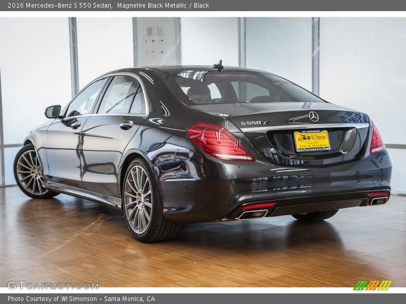 Magnetite Black Metallic / Black 2016 Mercedes-Benz S 550 Sedan
