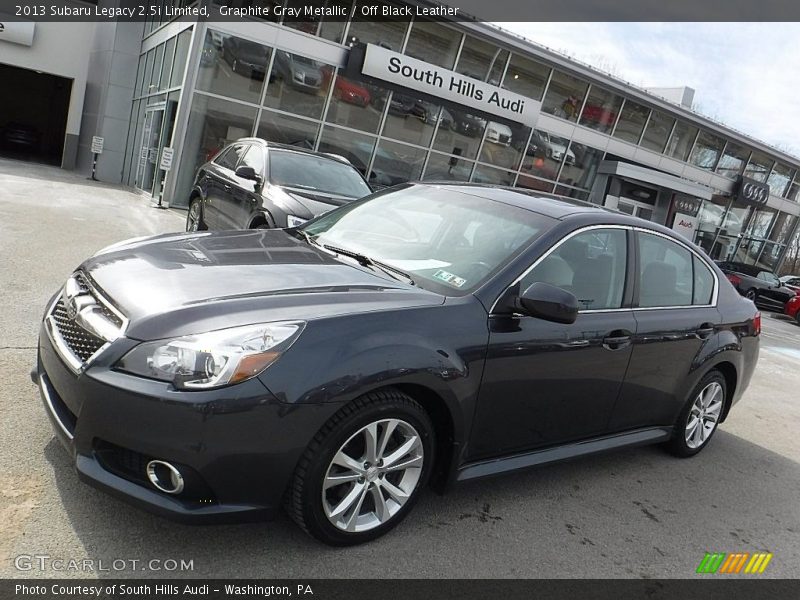 Graphite Gray Metallic / Off Black Leather 2013 Subaru Legacy 2.5i Limited