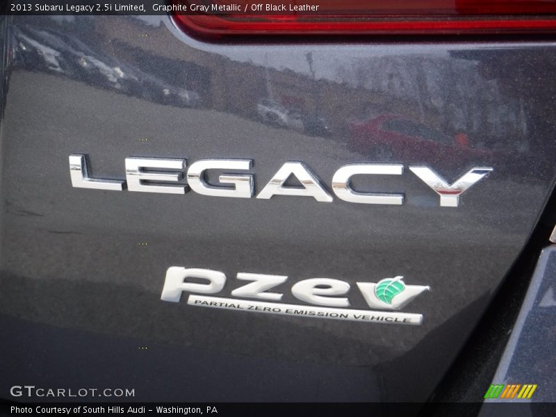 Graphite Gray Metallic / Off Black Leather 2013 Subaru Legacy 2.5i Limited