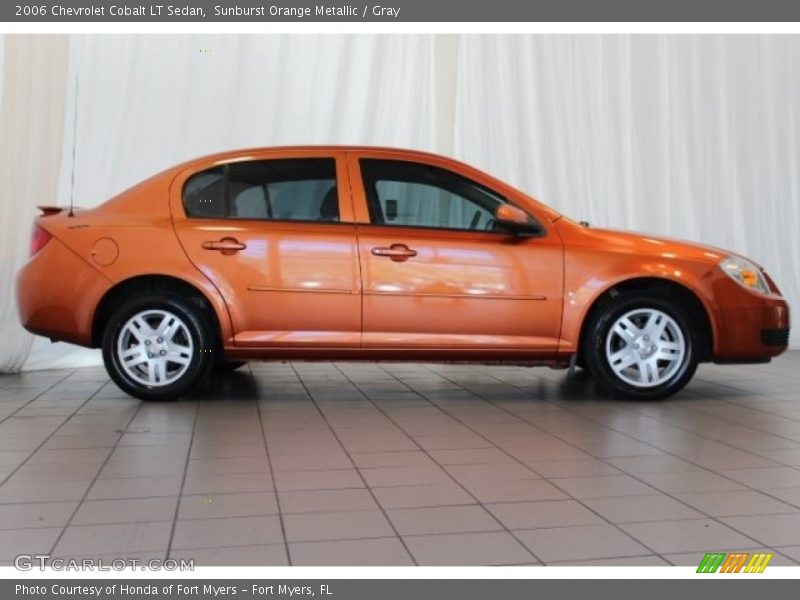 Sunburst Orange Metallic / Gray 2006 Chevrolet Cobalt LT Sedan