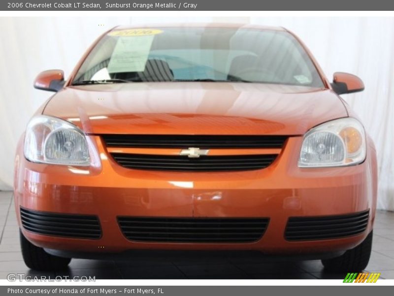 Sunburst Orange Metallic / Gray 2006 Chevrolet Cobalt LT Sedan