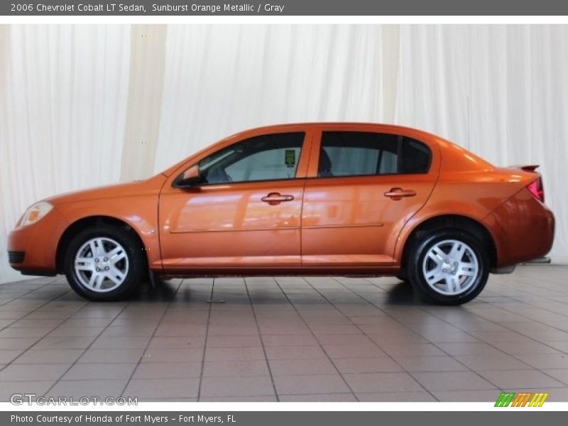 Sunburst Orange Metallic / Gray 2006 Chevrolet Cobalt LT Sedan