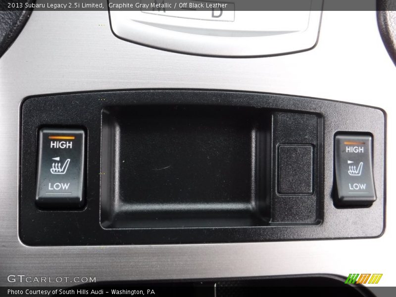 Graphite Gray Metallic / Off Black Leather 2013 Subaru Legacy 2.5i Limited