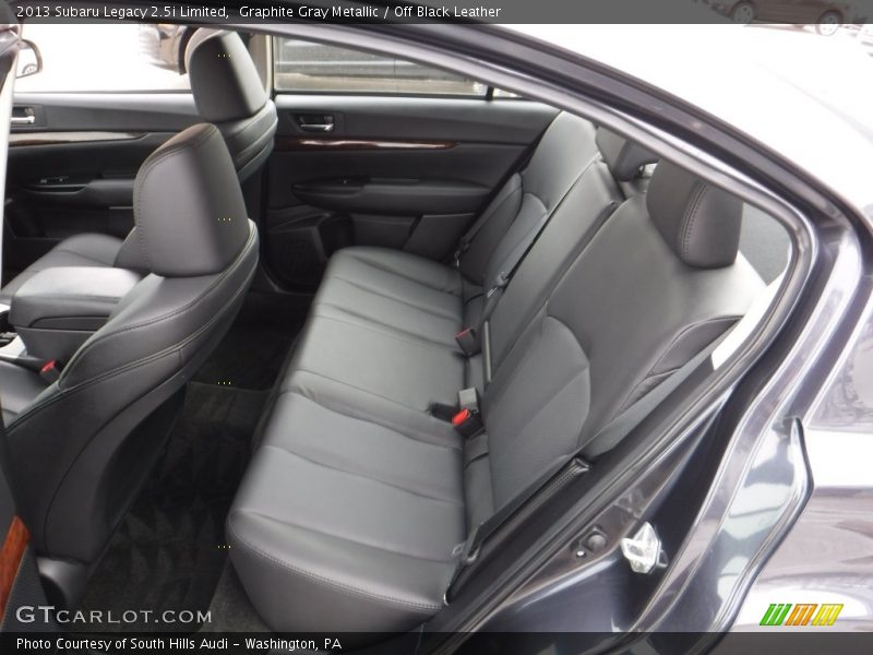 Graphite Gray Metallic / Off Black Leather 2013 Subaru Legacy 2.5i Limited