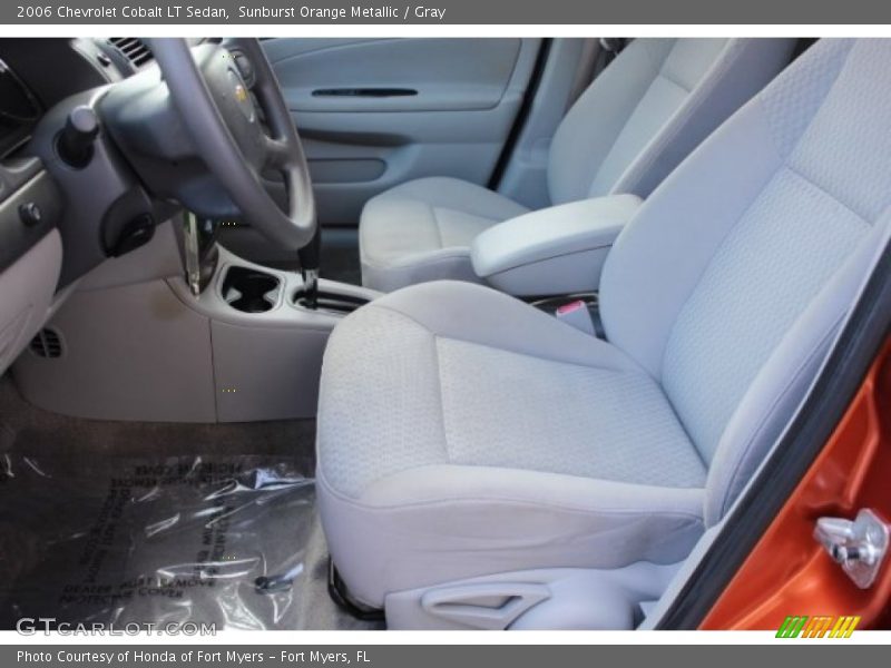 Sunburst Orange Metallic / Gray 2006 Chevrolet Cobalt LT Sedan