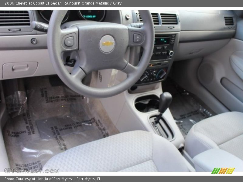 Sunburst Orange Metallic / Gray 2006 Chevrolet Cobalt LT Sedan