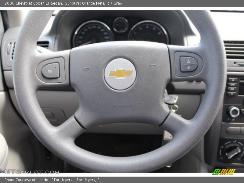 Sunburst Orange Metallic / Gray 2006 Chevrolet Cobalt LT Sedan