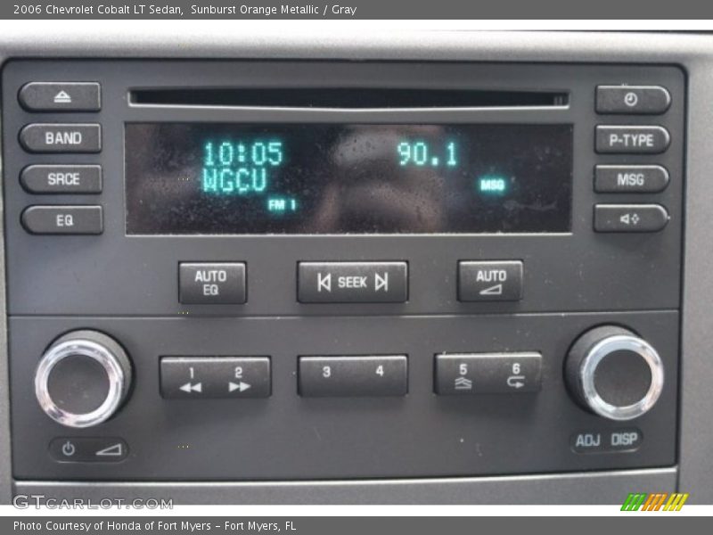 Sunburst Orange Metallic / Gray 2006 Chevrolet Cobalt LT Sedan