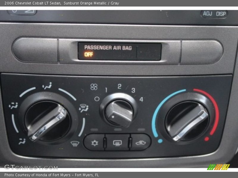 Sunburst Orange Metallic / Gray 2006 Chevrolet Cobalt LT Sedan
