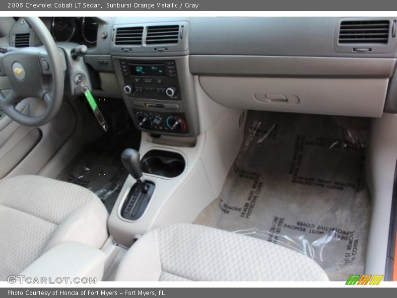Sunburst Orange Metallic / Gray 2006 Chevrolet Cobalt LT Sedan