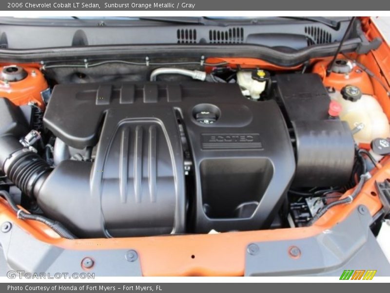 Sunburst Orange Metallic / Gray 2006 Chevrolet Cobalt LT Sedan