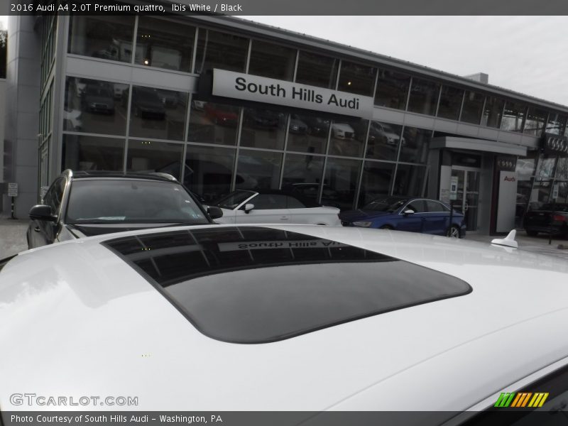 Ibis White / Black 2016 Audi A4 2.0T Premium quattro