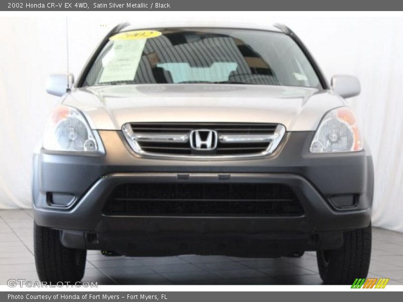 Satin Silver Metallic / Black 2002 Honda CR-V EX 4WD
