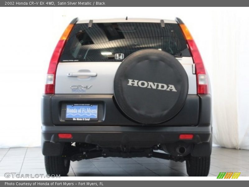 Satin Silver Metallic / Black 2002 Honda CR-V EX 4WD