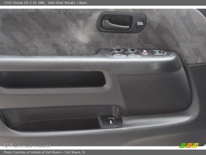 Satin Silver Metallic / Black 2002 Honda CR-V EX 4WD