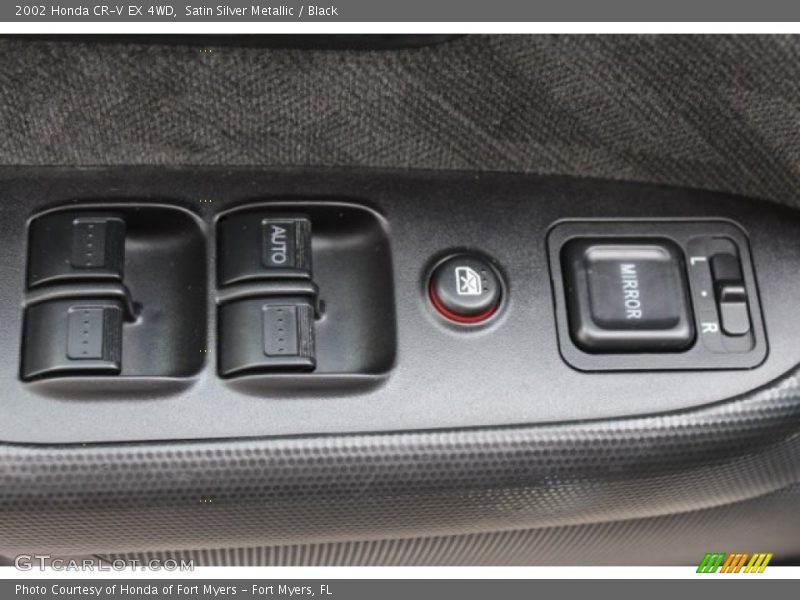 Satin Silver Metallic / Black 2002 Honda CR-V EX 4WD