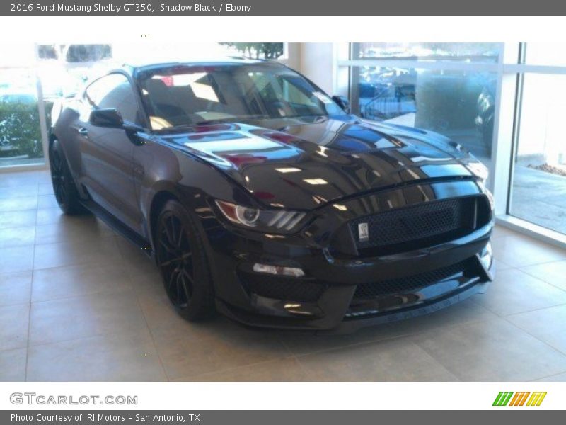 Shadow Black / Ebony 2016 Ford Mustang Shelby GT350