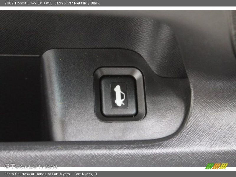 Satin Silver Metallic / Black 2002 Honda CR-V EX 4WD