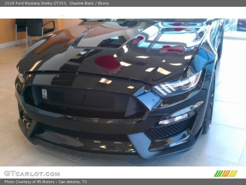 Shadow Black / Ebony 2016 Ford Mustang Shelby GT350