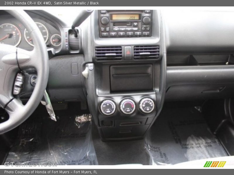 Satin Silver Metallic / Black 2002 Honda CR-V EX 4WD